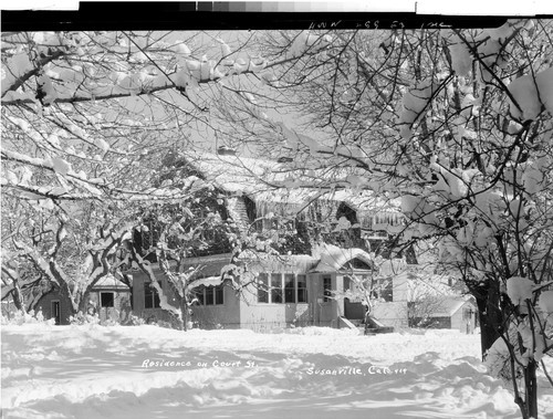 Residence on Court St. Susanville, Calif