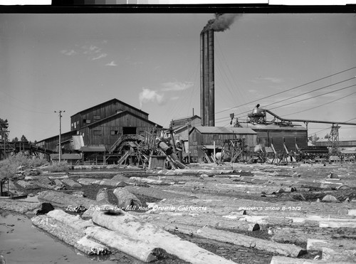 Feather Falls Lumber Mill near Oroville, California