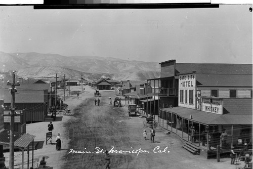 Main St. Maricopa, Cal