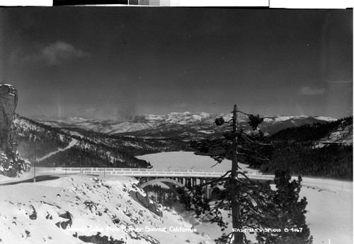 Donner Lake from Donner Summit, California