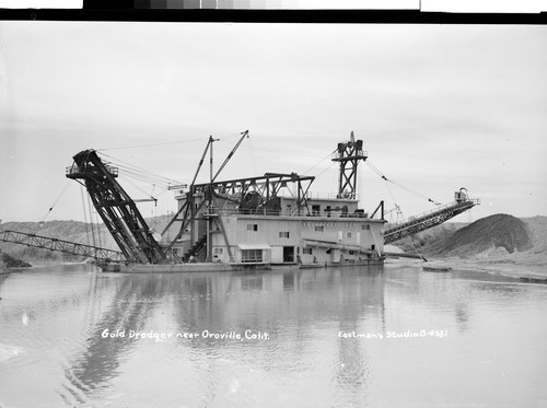 Gold Dredger near Oroville, Calif