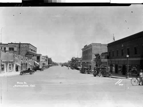 Main Street Susanville, Cal