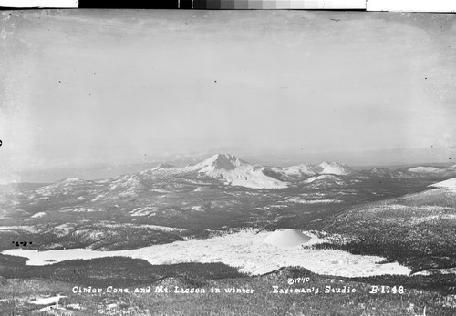 Cinder Cone and Mt. Lassen in Winter