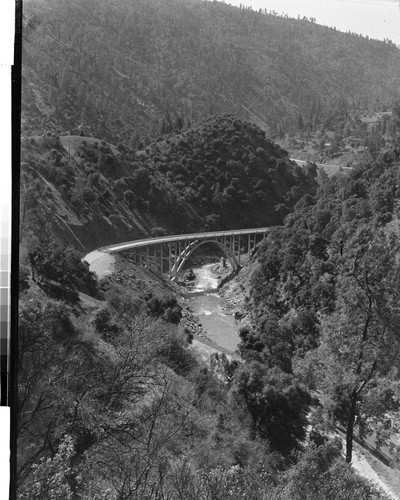 "West Branch Bridge" on Feather River Highway, Calif