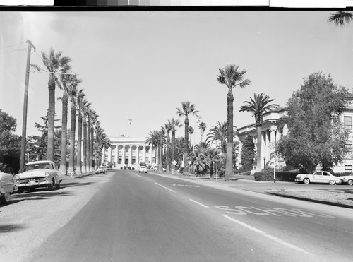 High School and Court House at Fairfield, Calif