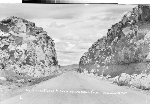 On Three Flags Highway. Near Alturas, Calif