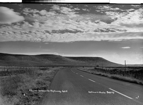 Alturas-Susanville Highway, Calif