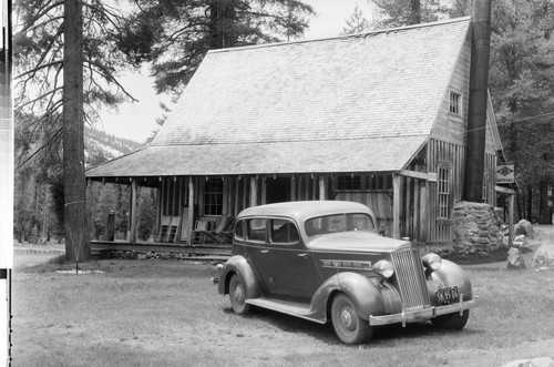 Drakesbad Hotel + Packard Car