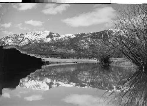 Thompson Peak from Honey Lake Valley, Calif