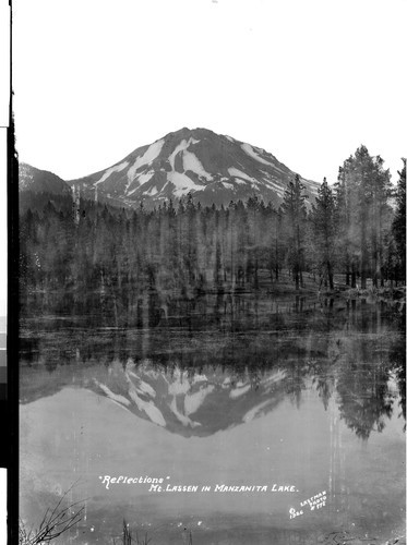 "Reflections" Mt. Lassen in Manzanita Lake