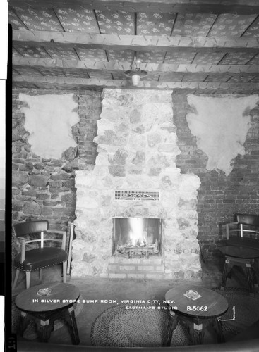 In Silver Stope Sump Room, Virginia City, Nev