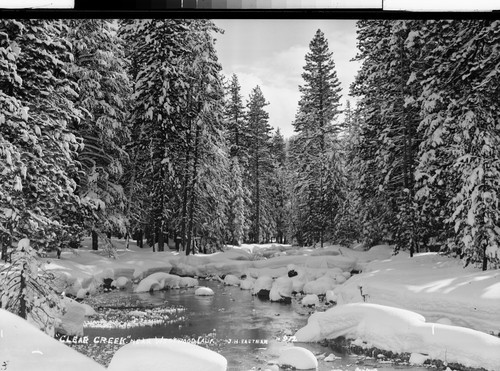 "Clear Creek." Near Westwood, Calif