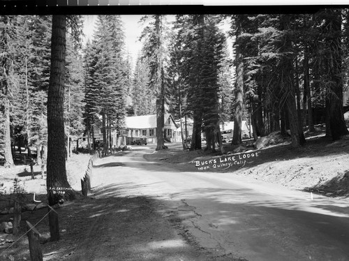 "Buck's Lake Lodge" near Quincy, Calif