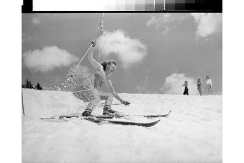 Girl on Skis