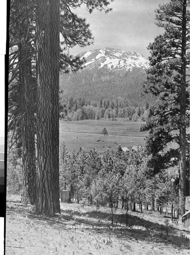 Spanish Peak from Meadow Valley, calif