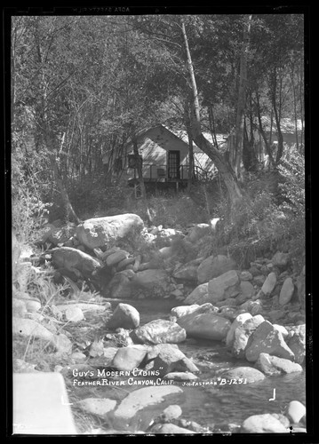 "Guy's Modern Cabins" Feather River Canyon, Calif