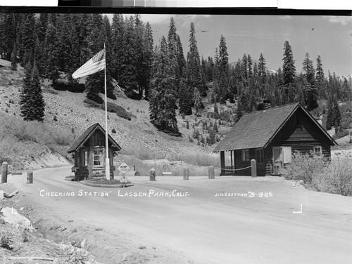 "Checking Station" Lassen Park, Calif