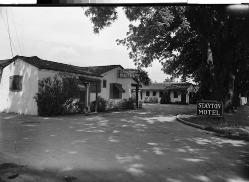 Stayton Motel at Chico, Calif