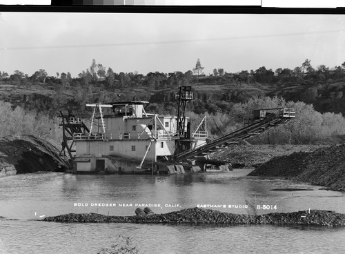 Gold Dredger near Paradise, Calif