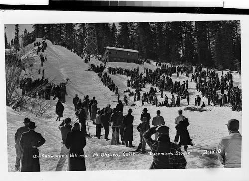 On Snowman's Hill near Mt. Shasta, Calif