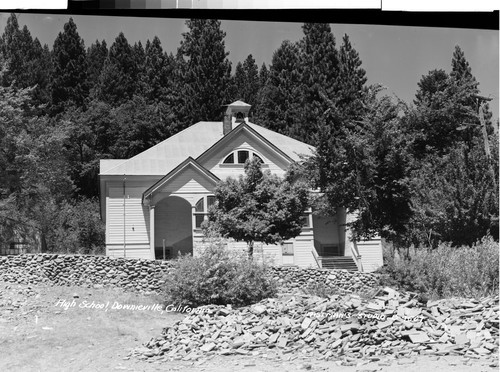 High School, Downieville, California