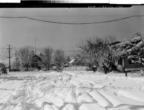 South end of Gay St. Susanville, Cal