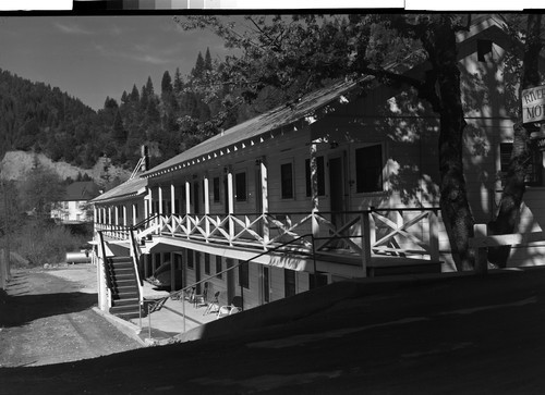 The Riverside Motel, Downieville, Calif