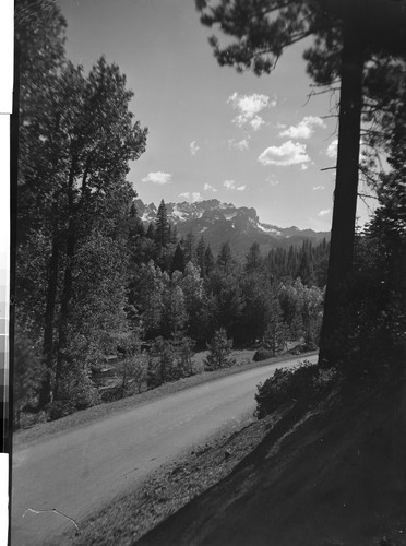 Sierra Buttes, from Yuba Pass, Highway