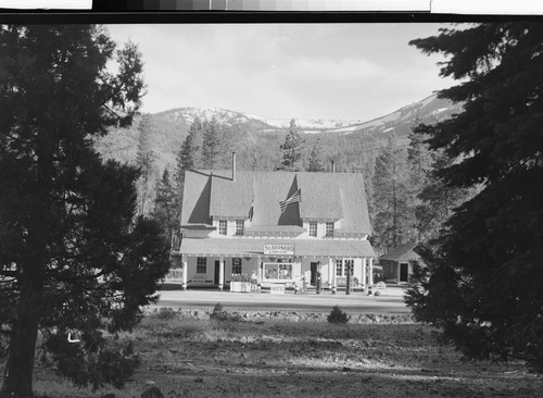 St. Bernard Lodge on the Lassen Volcanic Highway, Calif