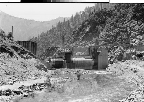 P.G. & E. Construction, Feather River Canyon, Calif