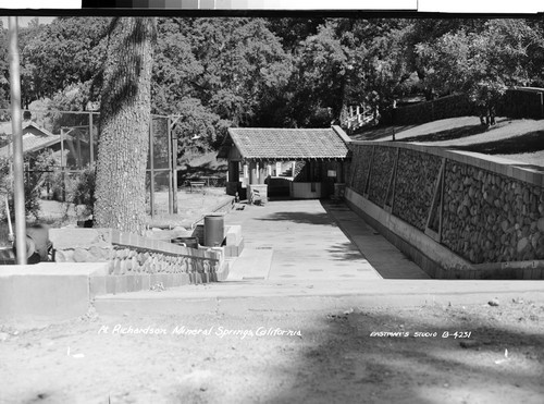 At Richardson Mineral Springs, California