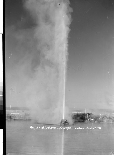 Geyser at Lakeview, Oregon