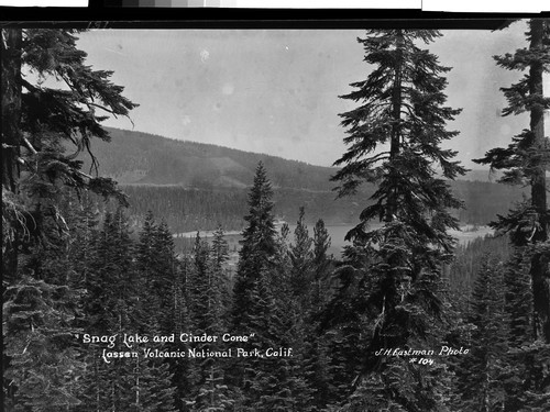 "Snag Lake and Cinder Cone" Lassen Volcanic National Park, Calif