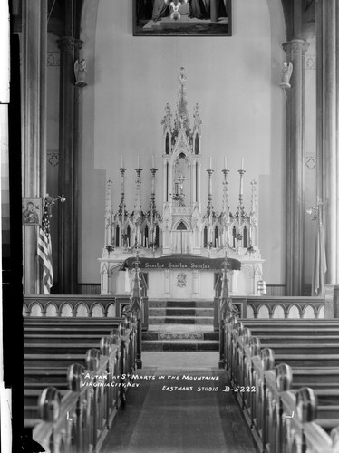 "Altar" at St. Marys in the Mountains Virginia City, Nev