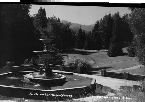 In the Park at Ashland, Oregon