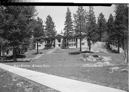 High School, Quincy, Calif