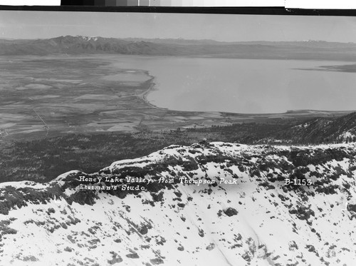 Honey Lake Valley from Thompson Peak