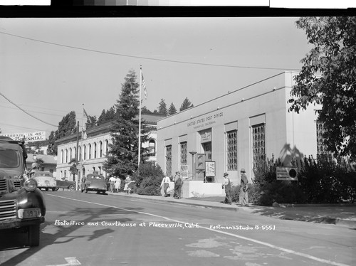 Post Office and Courthouse at Placerville, Calif