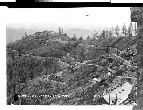 Mine at Kennett, Calif., In 1905