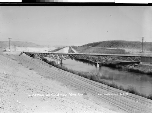 The All-American Canal near Yuma, Ariz