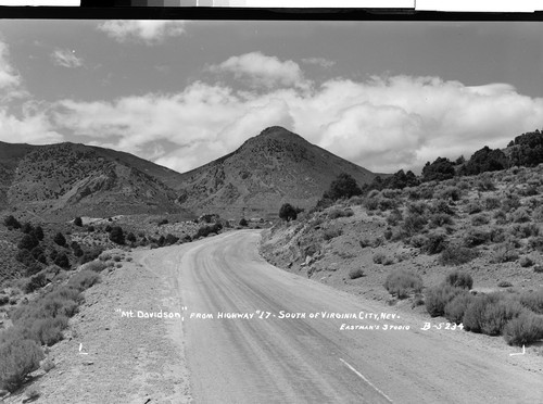 "Mt. Davidson", from Highway #17 - South of Virginia City, Nev