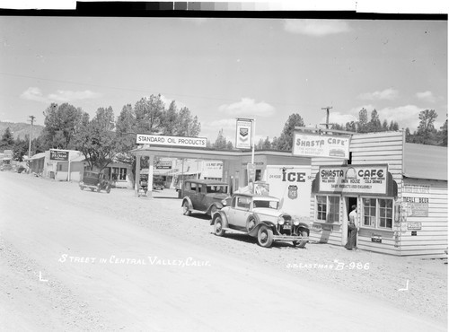 Street in Central Valley, Calif