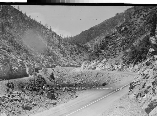 Along the Feather River Highway, Calif