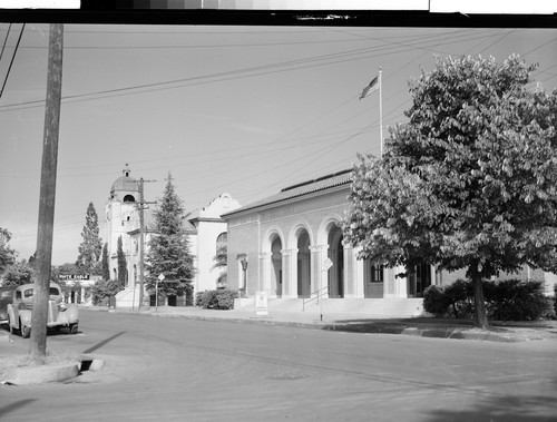 Post Office and Methodist Church, Oroville, Calif