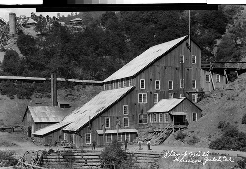 Stamp Mill. Harison Gulch Cal