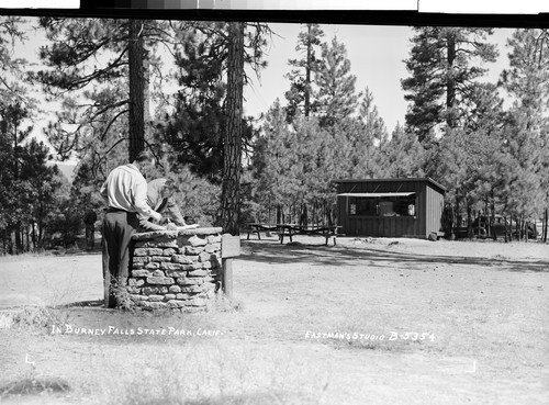 In Burney Falls State Park, Calif