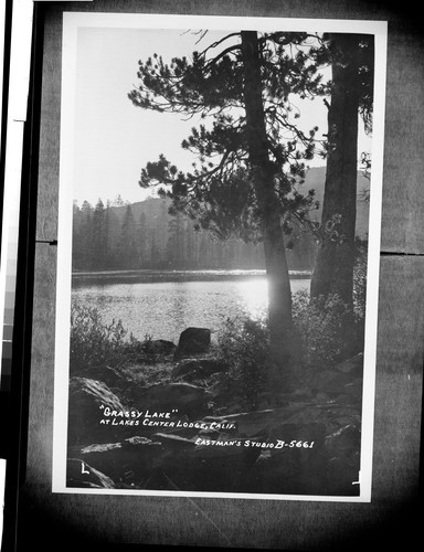 "Grassy Lake" at Lakes Center Lodge, Calif