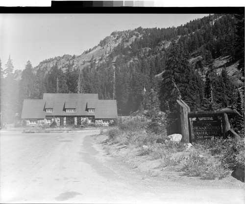 Crater Lake and bldgs