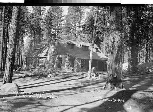 "Manzanita Lake Lodge" Lassen Nat'l. Park, Calif