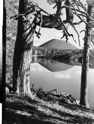 "Cinder Cone and Butte Lake, Calif."